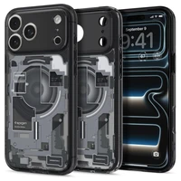 Spigen Ultra Hybrid Magnetinis dėklas telefonui iPhone 17 Pro Zero One - juodas