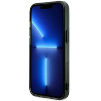 BMW Sidabrinis Žiedas MagSafe dėklas iPhone 14 Plus - skaidrus