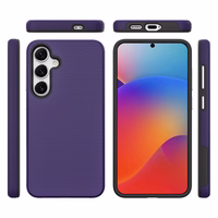 Dėklas Perfectionists Triangle Case Samsung A556 A55 5G violetinis