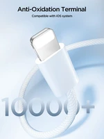 USB kabelis Joyroom S-A45 USB-C to Lightning 30W 1.2m baltas