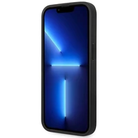 Dėklas telefonui BMW BMHMP14L22RPSR iPhone 14 Pro 6.1 - raudonas odinis sėdynių raštas MagSafe