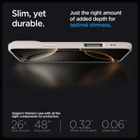 Spigen Liquid Air dėklas telefonui iPhone 16 Pro Max - titano spalvos