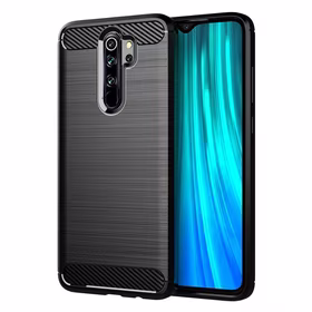 CARBON dėklas telefonui XIAOMI Redmi Note 8 Pro juodas
