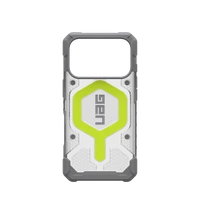 UAG Pathfinder Clear MagSafe Dėklas iPhone 17 Pro - Neon Gray