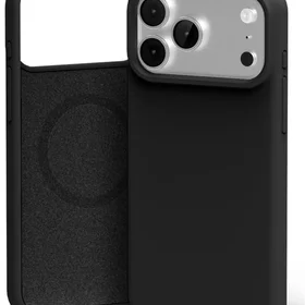 Dėklas Mercury Pure Magsafe Silicon Case Apple iPhone 17 Pro Max juodas