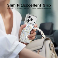 Tech-Protect FlexAir Magnetinis dėklas telefonui iPhone 17 Pro Max - Ramunės su lapais