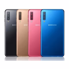 Galinis dangtelis skirtas Samsung A750 2018 A7 auksinis (su kameros stikliuku) HQ