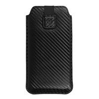 Wonder CARBON dėklas (Dydis XXL) Samsung S25 Ultra/S24 Ultra/M35/M23/A16 5G/Xiaomi Redmi 14C JUODAS