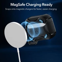 ESR Cyber ​​Armor Halolock Magnetinis dėklas su MagSafe Apple AirPods Pro 1/2 - Juodas