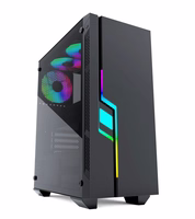Gembird ATX Fornax 2000 RGB dėklas, RGB foninis apšvietimas, juoda spalva