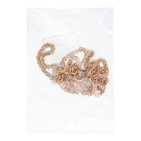 CHAIN #83 Kaklo dirželis telefonui, su pakabuku / ilgio 80 cm (kilpoje 40 cm) / ant kaklo - auksinis