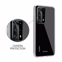Crong Crystal Slim Cover - Huawei P40 Pro dėklas (skaidrus)