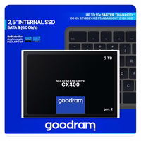 Goodram CX400 SSDPR-CX400-02T-G2 2 TB 2.5" „Serial ATA III“ 3D NAND