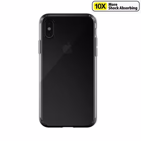 Just Mobile Tenc Air dėklas iPhone Xs / X (Crystal juodas)