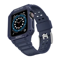 Apsauginė apyrankė Apple Watch 42/44/45mm šarvuotas dėklas - mėlyna