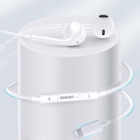 Dudao X14+ Wiraudonas In-Ear Ausinės with Lightning Connector 1.2m - Baltas