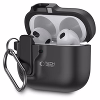 Tech-Protect Slim Hook dėklas AirPods 4 (m) - juodas