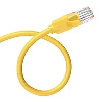 Tinklinis laidas UTP CAT6 Vention IBEYF RJ45 Ethernet 1000Mbps 1m geltonas