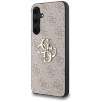 Guess 4G Big Metal Logo dėklas telefonui Samsung Galaxy A35 - rožinis