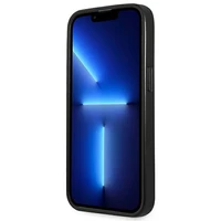 Guess GUHCP14LPSATLG iPhone 14 Pro 6.1 "sidabrinis/sidabrinis kietas dėklas SaffianoTriangle Logo