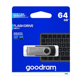Goodram USB atmintukas 64GB USB 2.0 Twister juodas