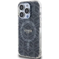 Guess IML GCube Magnetinis dėklas iPhone 15 Pro - juodas