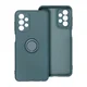 SILICONE RING case for SAMSUNG A37 5G green