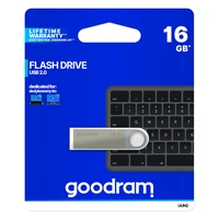 USB atmintinė GOODRAM UUN2 - 16GB USB 2.0 sidabrinė