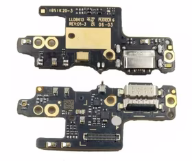 Lanksčioji jungtis Xiaomi Redmi Note 7 įkrovimo kontakto su mikrofonu ORG