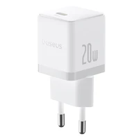 Baseus Palm 20W USB-C sieninis įkroviklis - baltas