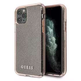 Guess GUHCN65PCGLPI iPhone 11 Pro Max rožinis kietasis dėklas Glitter