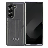Audi dirbtinės odos magnetinis dėklas Samsung Galaxy Z Fold 6 - juodas
