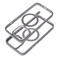 COLOR EDGE MAG COVER magnetinis dėklas telefonui, suderinamas su MagSafe, skirtas SAMSUNG S26 Pro, titano pilkas