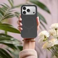 Magsafe Slim Silicone dėklas iPhone 17 Pro grafito spalvos