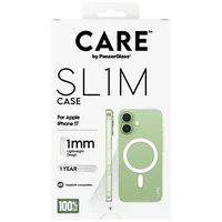 CARE by PanzerGlass SL1M MagSafe deklas iPhone 17 - skaidrus