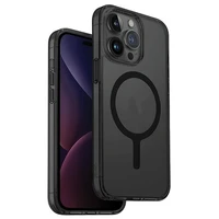 Uniq LifePro Xtreme Magnetinis įkrovimo dėklas iPhone 15 Pro telefonui - juodas