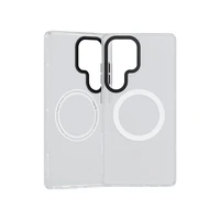 Benks magnetinis Lucid Armor dėklas (0045) Samsung Galaxy S25 Plus Ultra telefonui, baltas