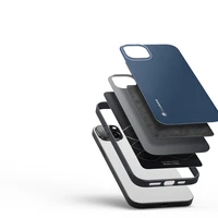 Dux Ducis Fino dėklas telefonui iPhone 14 Plus mėlynas nailoninis