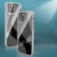 S-Case lankstus dangtelis TPU dėklas Huawei P40 Lite E juodas