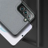 Dux Ducis Fino dėklas yra pagamintas iš nailono medžiagos Samsung Galaxy S22 + (S22 Plus) mėlynas