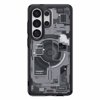 Spigen Ultra Hybrid Mag MagSafe Dėklas for Samsung Galaxy S26 Ultra Zero One - Clear juodas