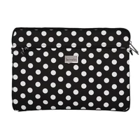 Wonder Dėklas nešiojamam kompiuteriui 17 colių, juodas taškuotas raštas