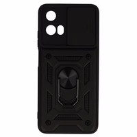 Slide Camera Armor dėklas telefonui Motorola Moto G45 5G juodas