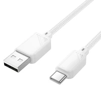 Kabelis USB A į USB C Hoco 3A 1 m X113 baltas