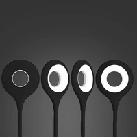 Mini Wozinsky belaidė LED skaitymo lempa su segtuku + USB-C laidas - Juoda