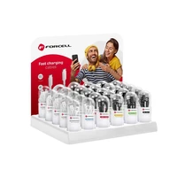 FORCELL C398 kabelis USB A į Type C QC3.0 3A TUBE 1 m juodas