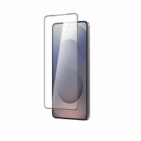 AmazingThing Radix grūdintas stiklas su juodu rėmeliu, skirtas Samsung S25 Edge