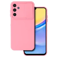 Camshield Soft dėklas telefonui Samsung Galaxy A15 4G/5G šviesiai rožinis