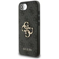 Guess 4G Big Logo dėklas iPhone 16e - Juodas