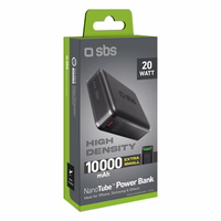 Išorinė baterija SBS TEBB10000HDPD20K 10000 mAh su Power Delivery - juoda